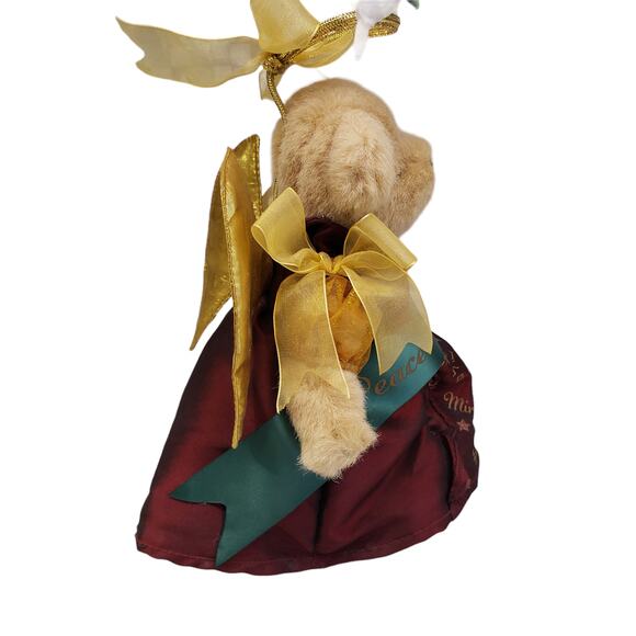 Vintage Muffy VanderBear Peace on Earth Italian Renaissance Angel 2009 w Stand - Picture 7 of 12